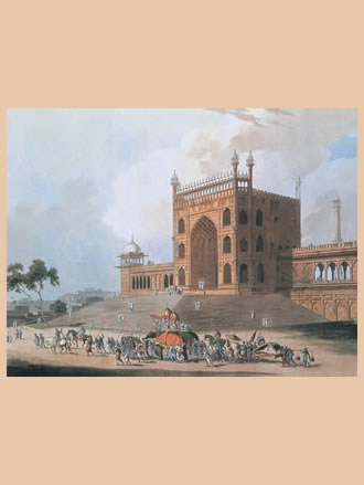 MONUMENTS OF DELHI (Set of 6 Lithographs)